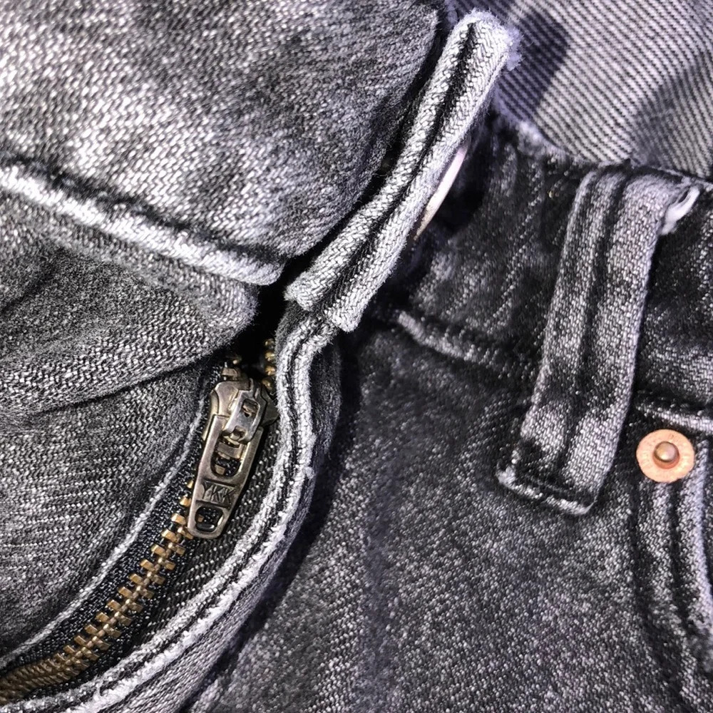 BDG Urban Outfitters black distressed jean skirt - Picture 7 of 8